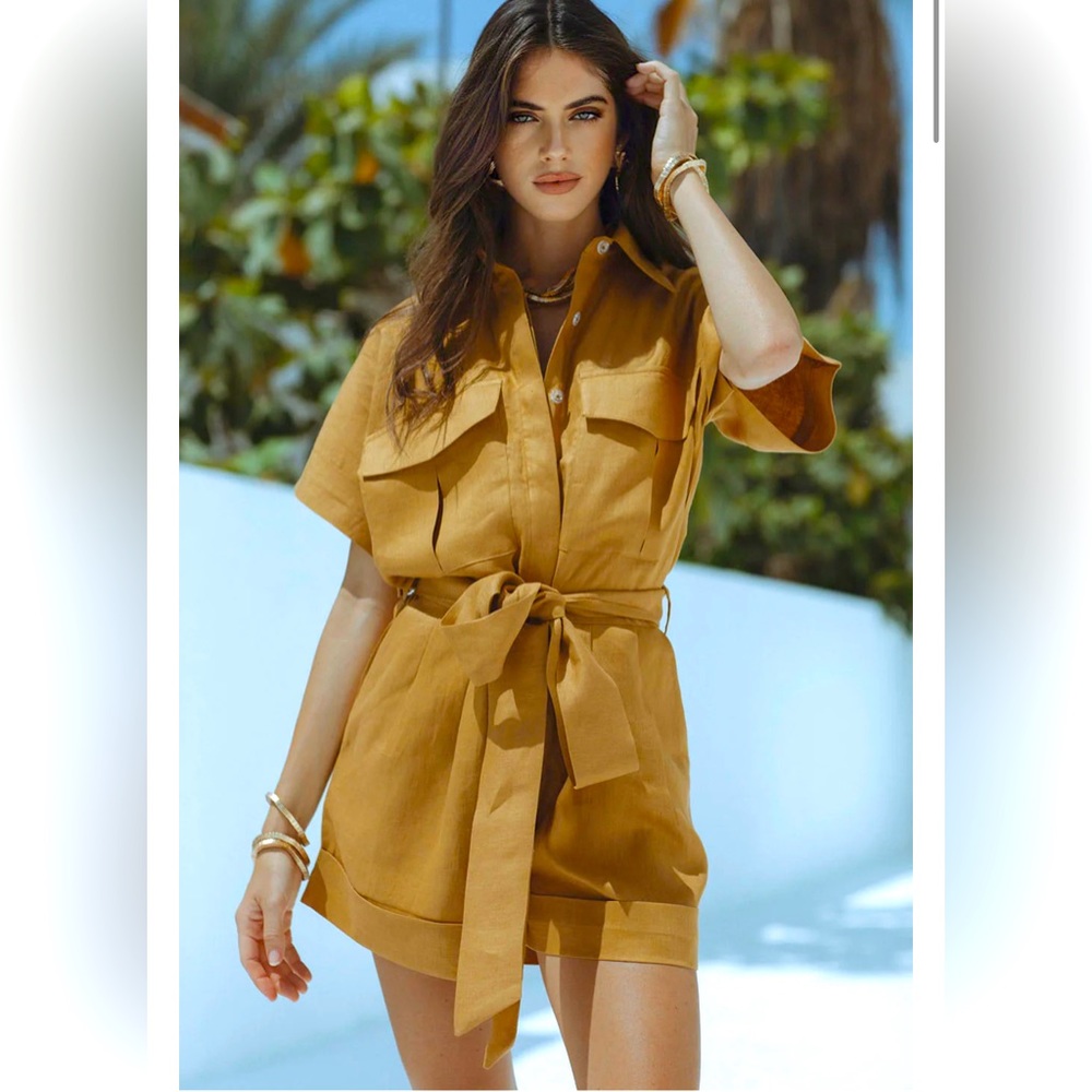 Dubai Coffee Playsuit NWT